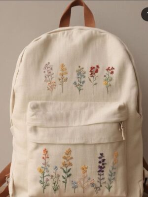 college| uni handmade bag.