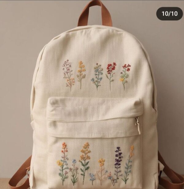 college| uni handmade bag.