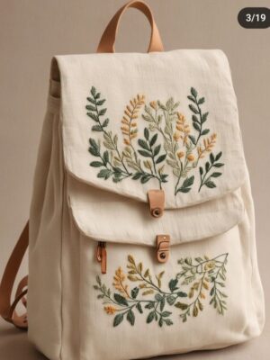 college| uni handmade bag.