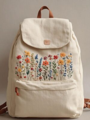 college| uni handmade bag.