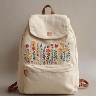 college| uni handmade bag.