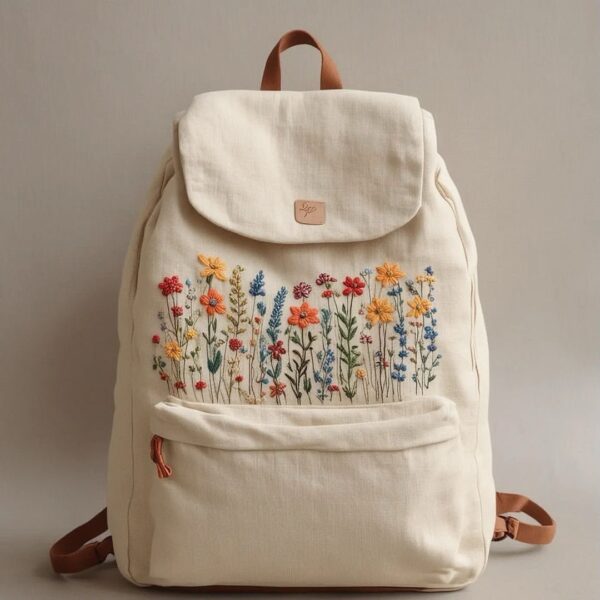 college| uni handmade bag.