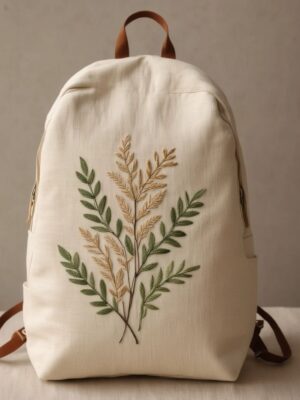 college| uni handmade bag.