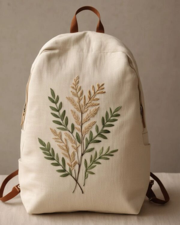 college| uni handmade bag.