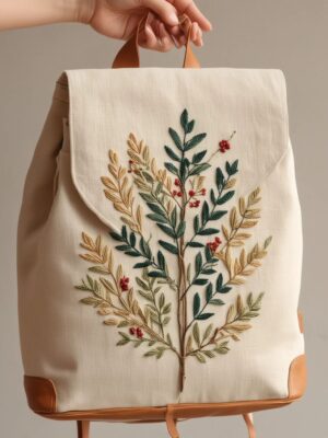 college| uni handmade bag.