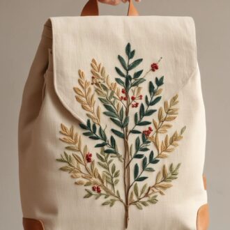 college| uni handmade bag.